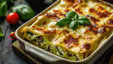 Lasagnes roulées aux épinards et à la ricotta