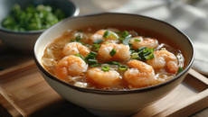 Soupe chinoise aux crevettes