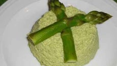 Petits flans aux asperges vertes