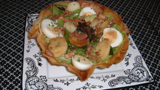 Salade aux lards ardennaise