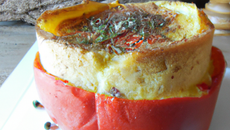 Soufflé au poivron rouge