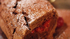 Bûches tout chocolat et framboises