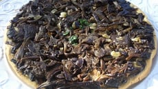 Tatin de girolles grises et pomme