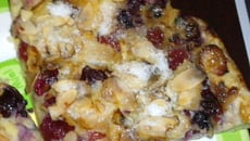 Clafoutis aux fruits rouges éclats d'amandes