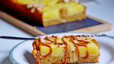 Tarte aux amandes, ricotta et ananas