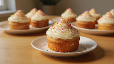 Cupcakes vanille, glaçage mascarpone