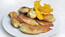 Beignets de fleur de courgettes