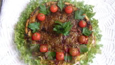 Tatin d'oignons confits au miel