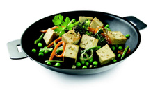 Tofou fumé sauté au wok