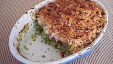 Gratin de brocolis au jambon facile