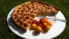 Tarte à la mirabelle et aux amandes
