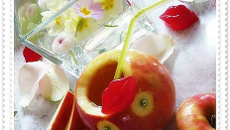 Nectar de pommes, thé Darjeeling, miel, cannelle, gingembre