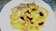 Pommes de terre au four aux lardons simples