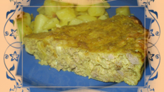 Bobotie à l'agneau et curry