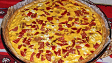 Tarte pomme de terre/jambon