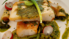 Dos de cabillaud au Mojo Verde