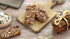 Crunch bars de flakes au sarrasin au beurre de cacahuètes