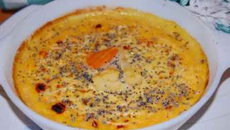 Soupe gratinée de chou-fleur et carottes