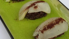 Sushi poire-chocolat