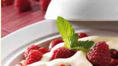 Mousse de crème aux fruits rouges