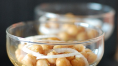 Salade de pois chiches en verrines