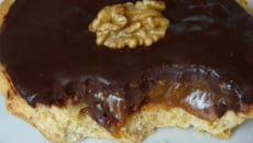 Tartelettes aux noix et crème caramel au beurre salé