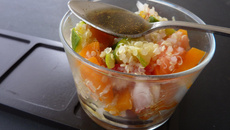 Salade originale de quinoa aux légumes croquants