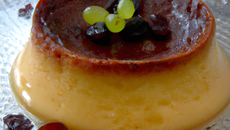 Flan au raisin