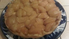 Tarte tatin au beurre salé et sucre vanillé