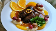 Canard sauvage à la Bigarade