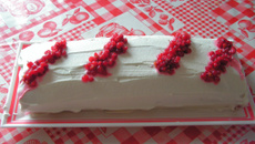 Biscuit roulé aux groseilles