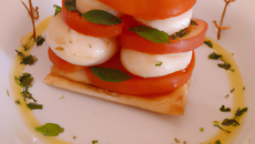Millefeuille tomates-mozarella
