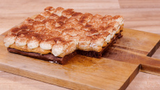 Le brownie-tiramisu