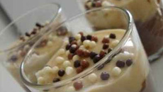 Verrines chocolat caramel coco