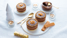 Mini entremets chocolat noisette, croustillant Crêpes Dentelle Gavottes®