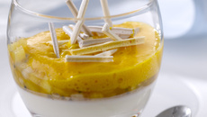 Panacotta de Fromage Fouetté Madame Loïk nature aux fruits exotiques