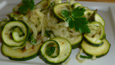 Salade de courgettes économique