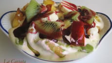Crêpe sucrée au mascarpone et fruits frais