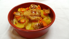 Gratin Dauphinois, avec carottes