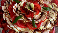 Délices de tomates à la mozzarella