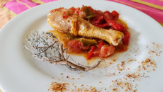 Poulet basquaise authentique