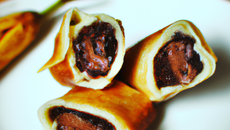 Nems banane-chocolat originaux