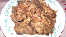 Faisan aux noix de cajou et au Porto