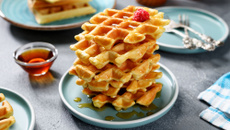 Gaufre belge pour intolérants au lactose