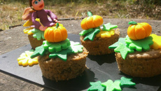 Cupcakes d'Halloween façon carrot cake