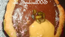 Tarte au chocolat de spéculoos