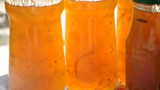 Confiture de citre à l'orange et vanille