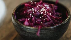 Salade de Chou rouge et vinaigrette Abricot