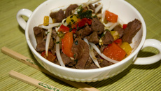 Wok de cœur de bœuf