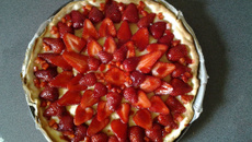 Tarte aux fraises à la crème pâtissière